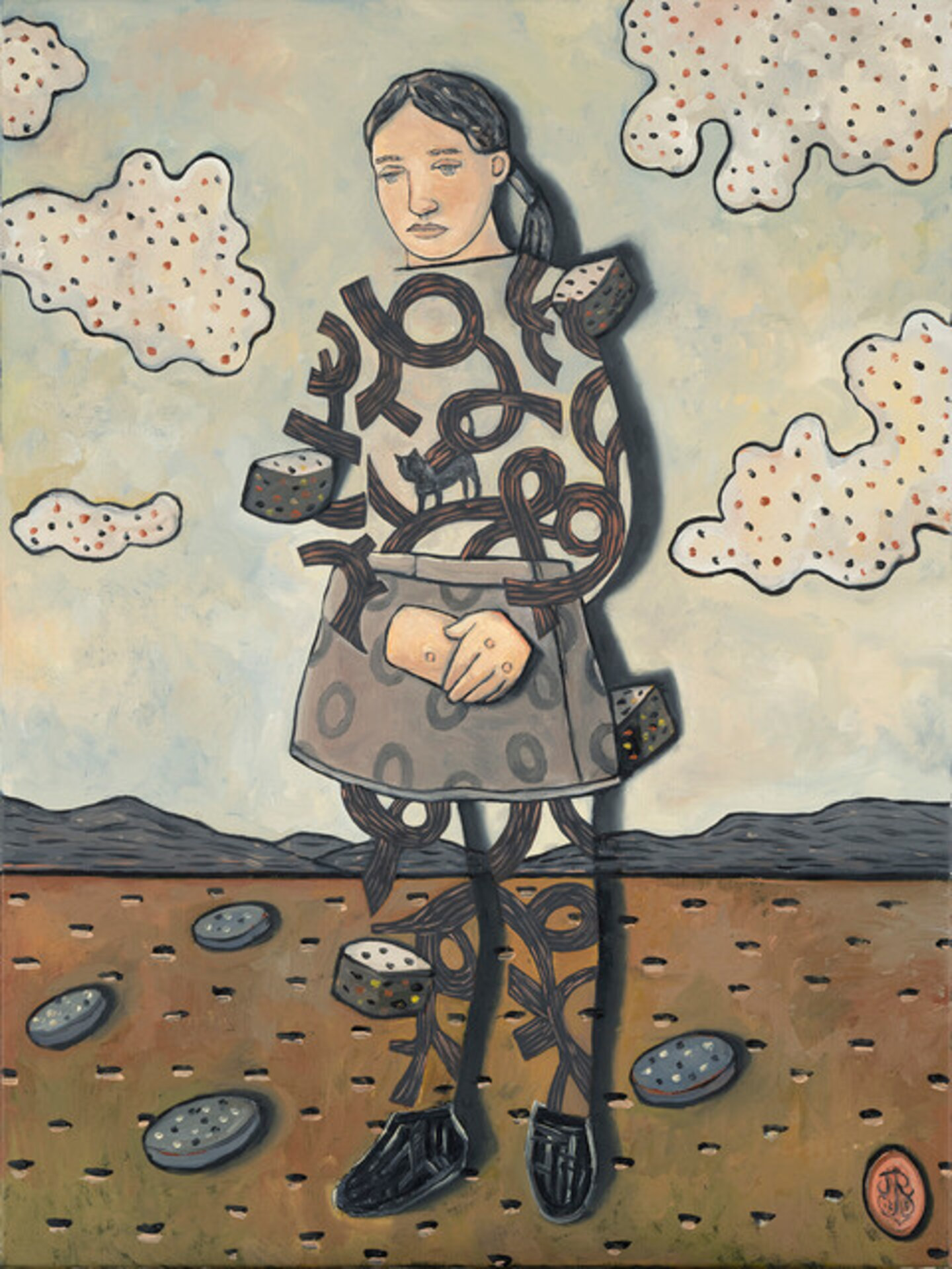 Flowing girl