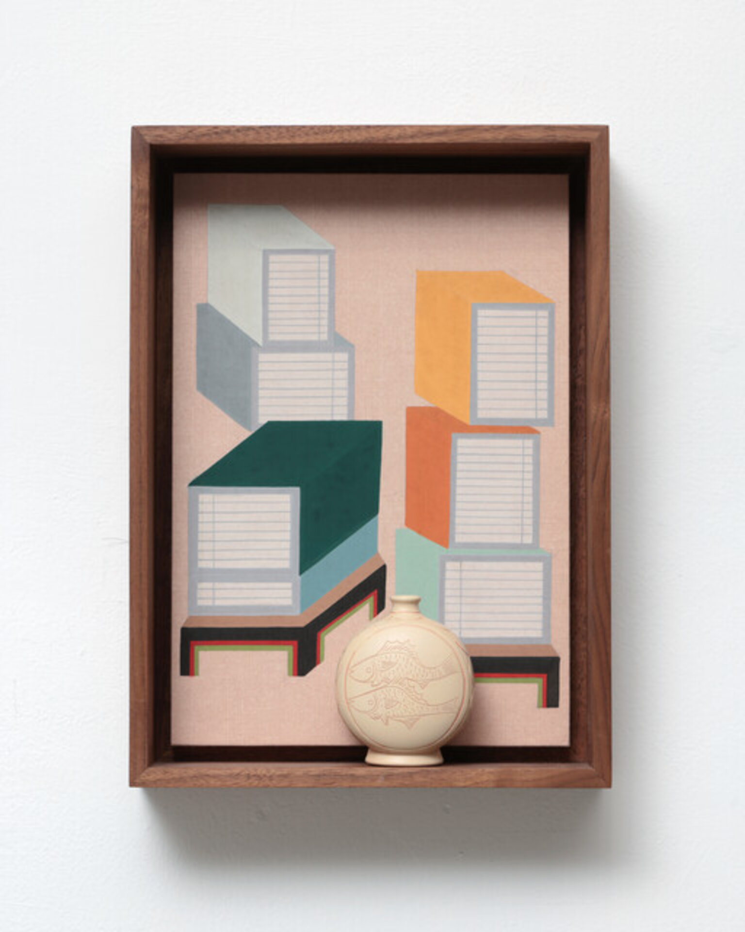 Constructed Bookcase B-02 Rhythm_Flask