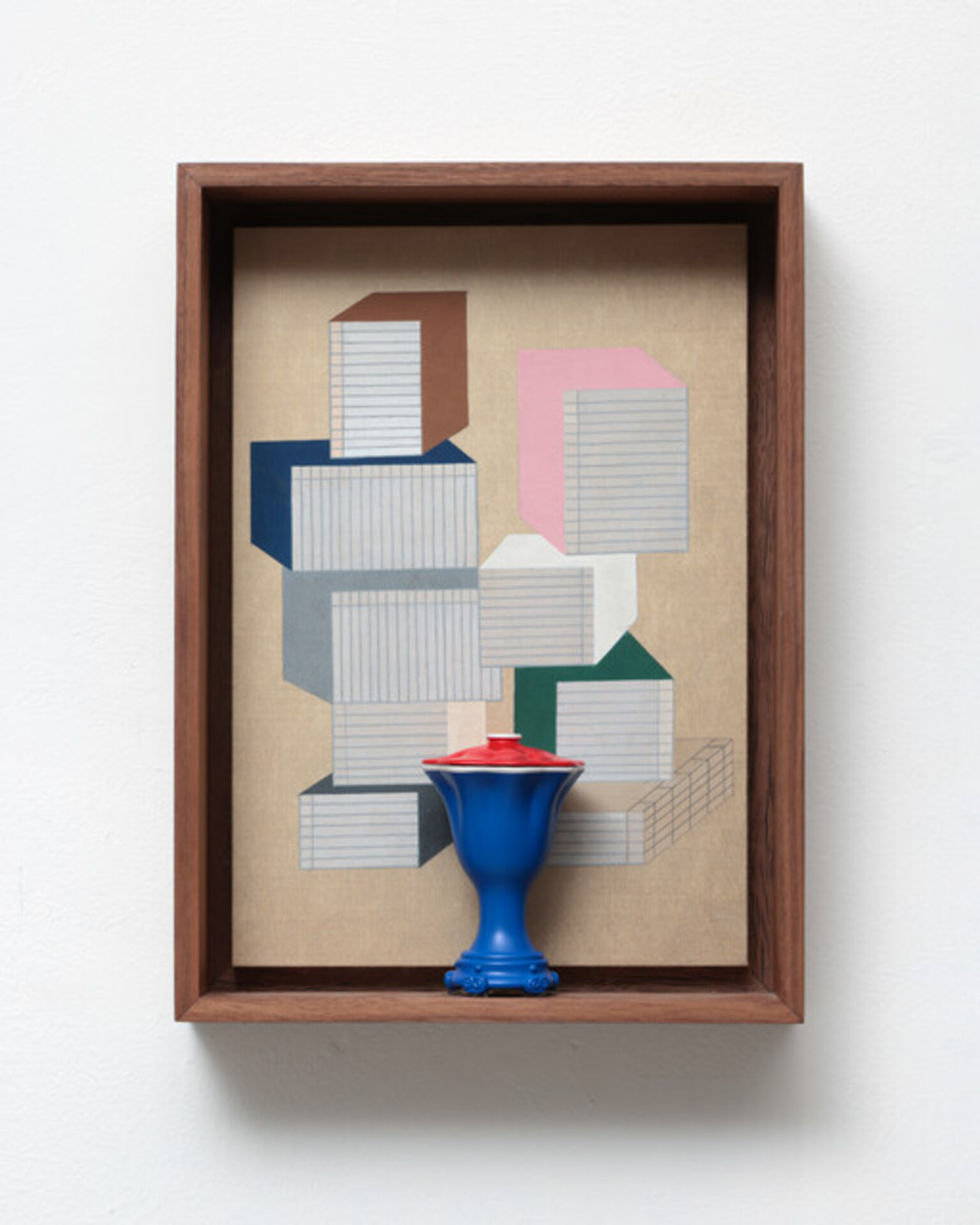 Constructed Bookcase A-03 Layers_Lidded Vase