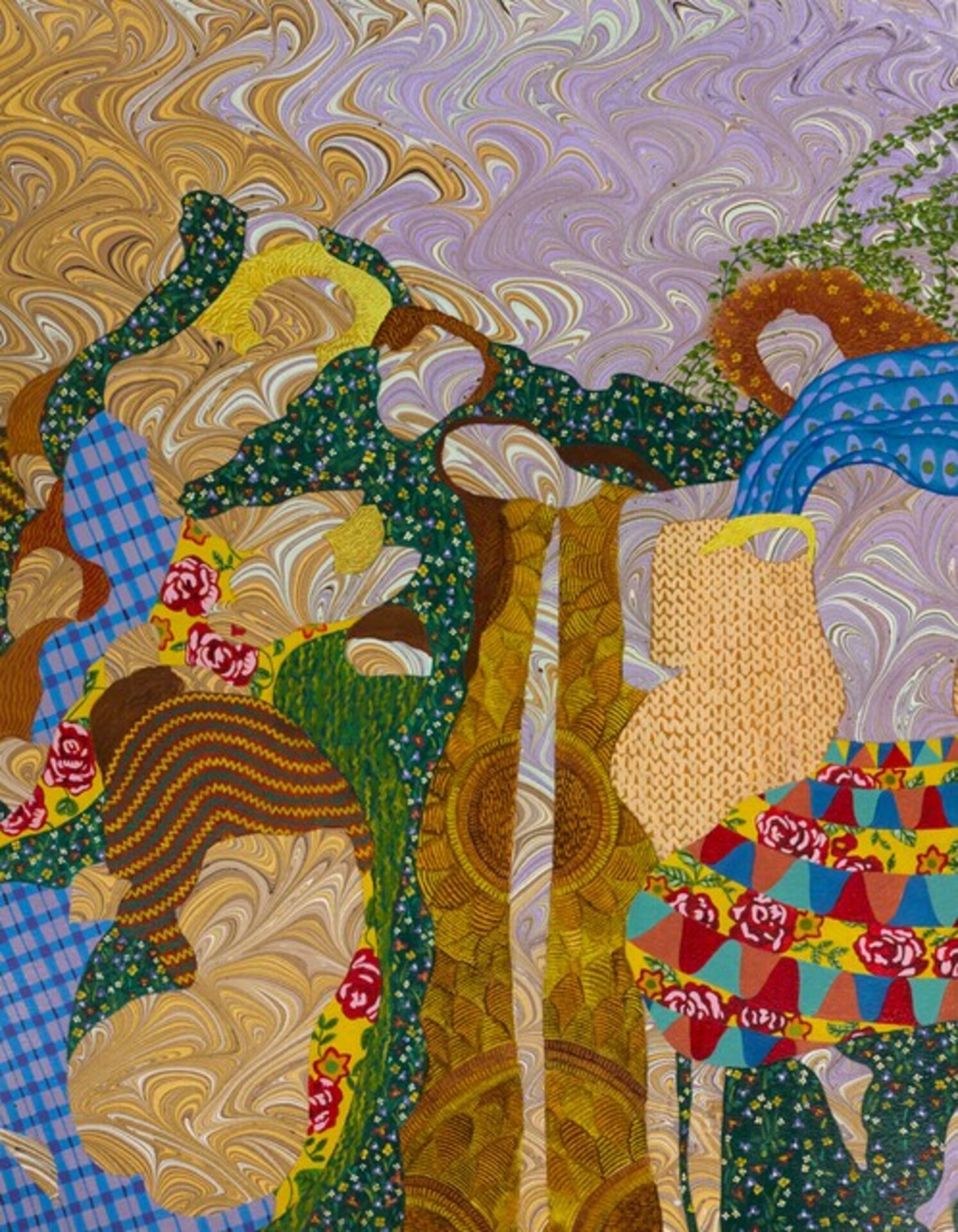 (The Bride) after Klimt