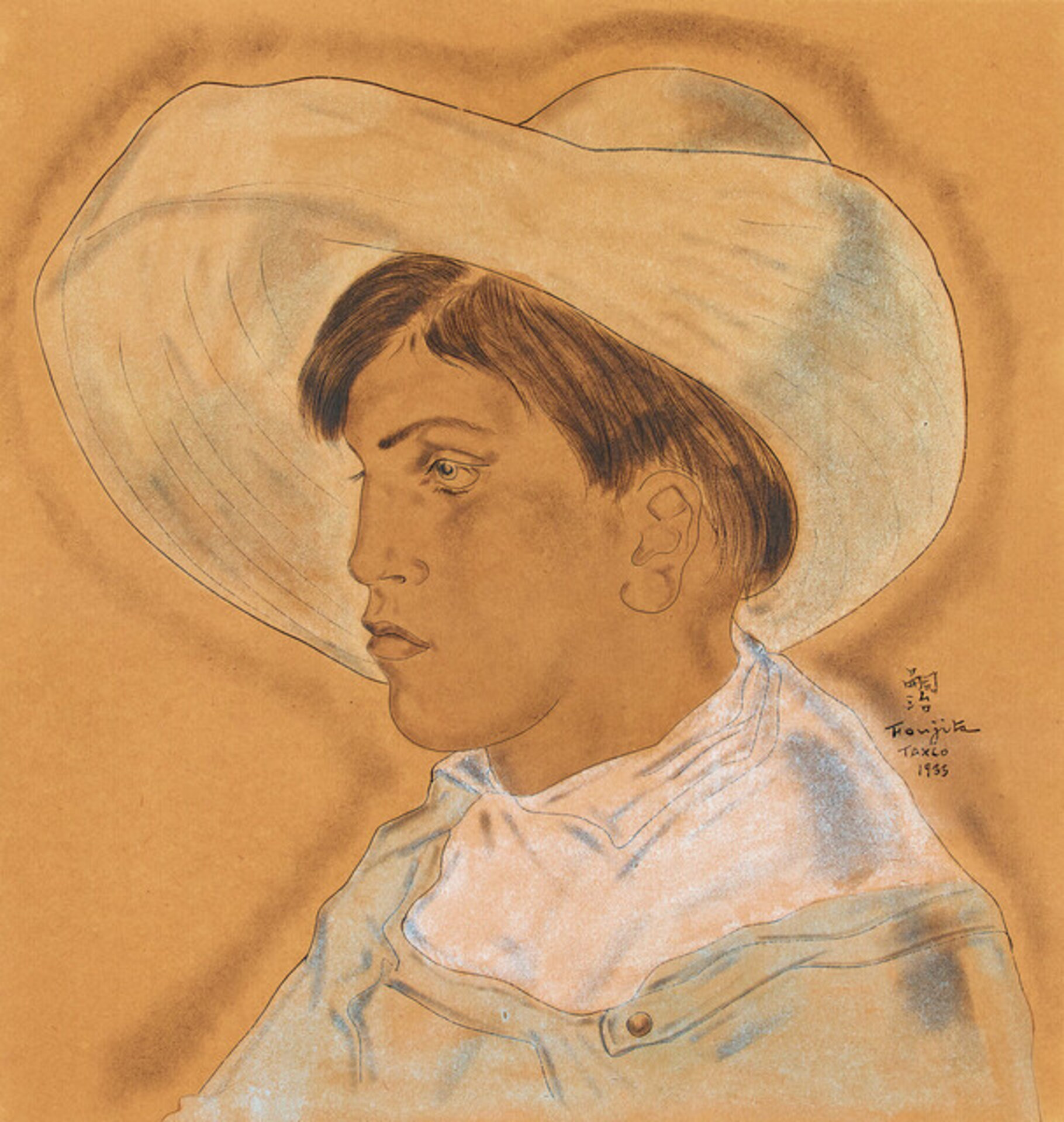 Jeune mexicain au chapeau