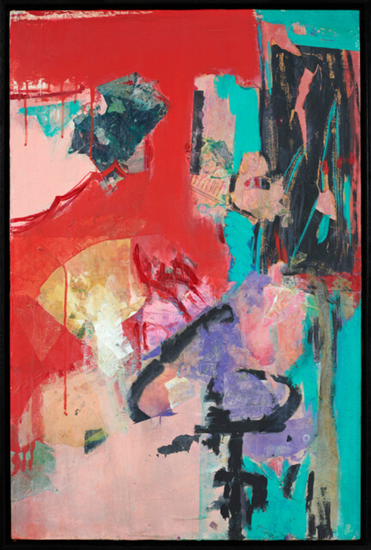 Untitled Collage Painting