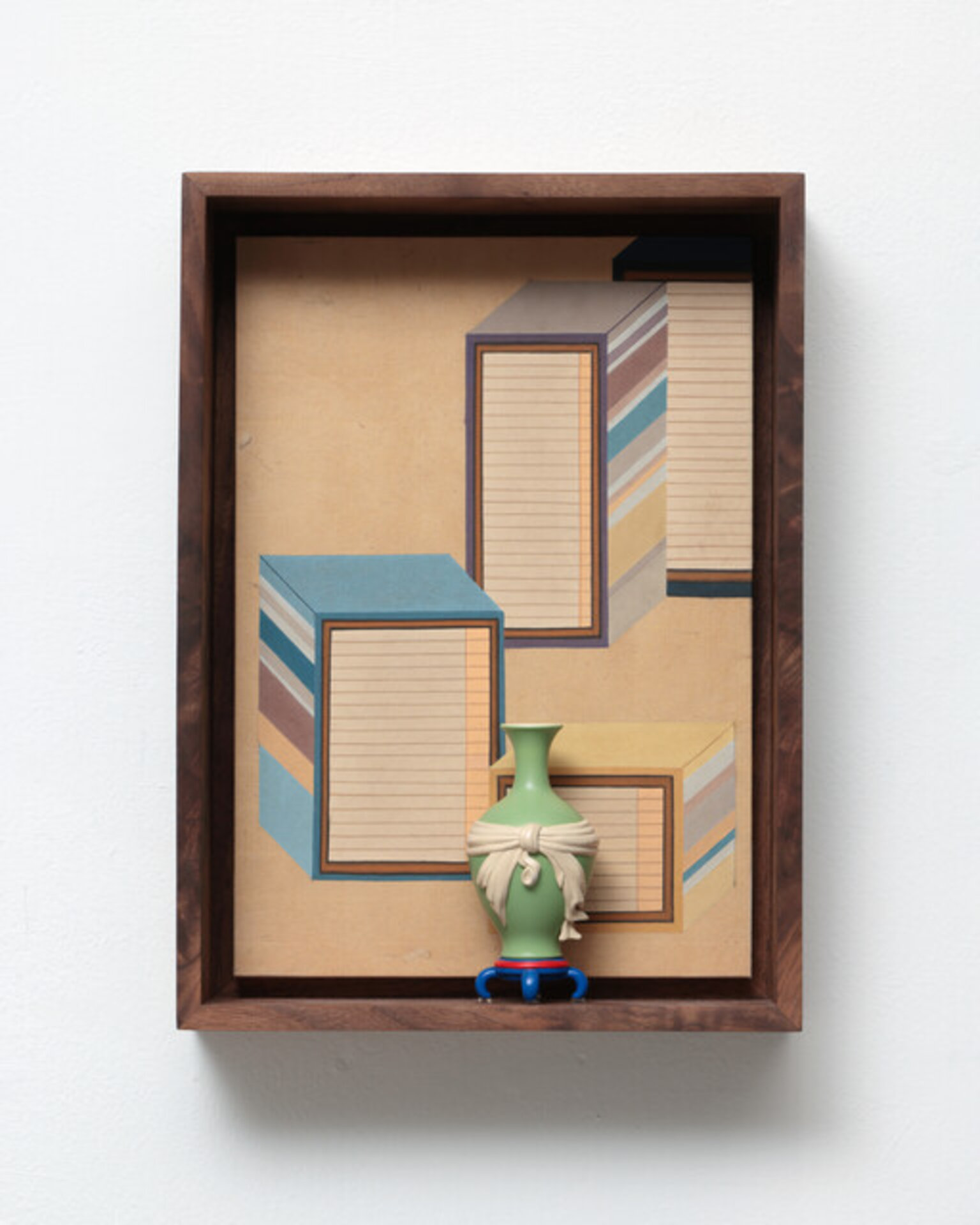Constructed Bookcase C-03 Balance_Vase