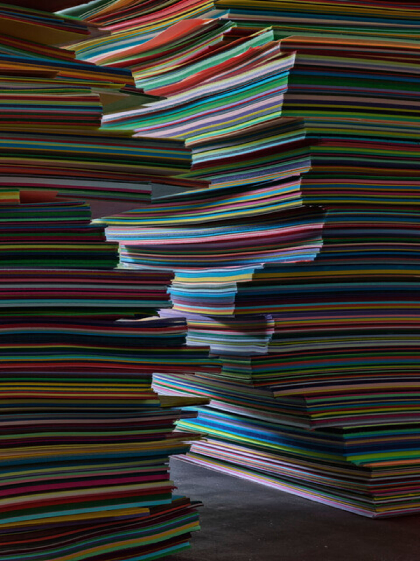 Colored Paper Abstraction #4