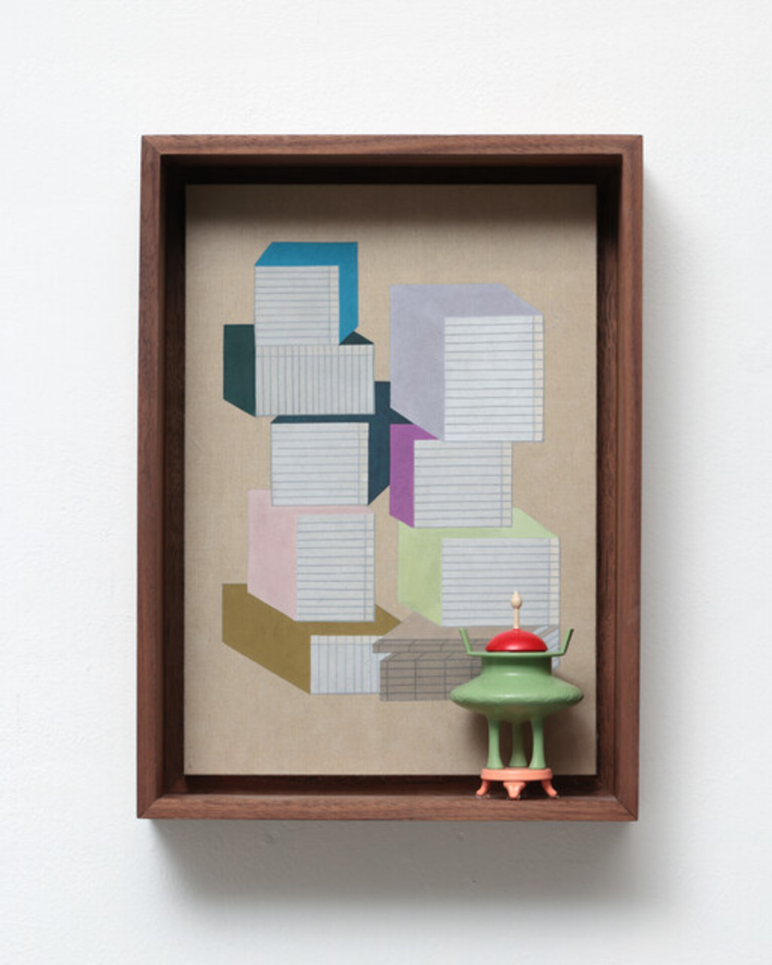 Constructed Bookcase A-04 Layers_Incense Burner