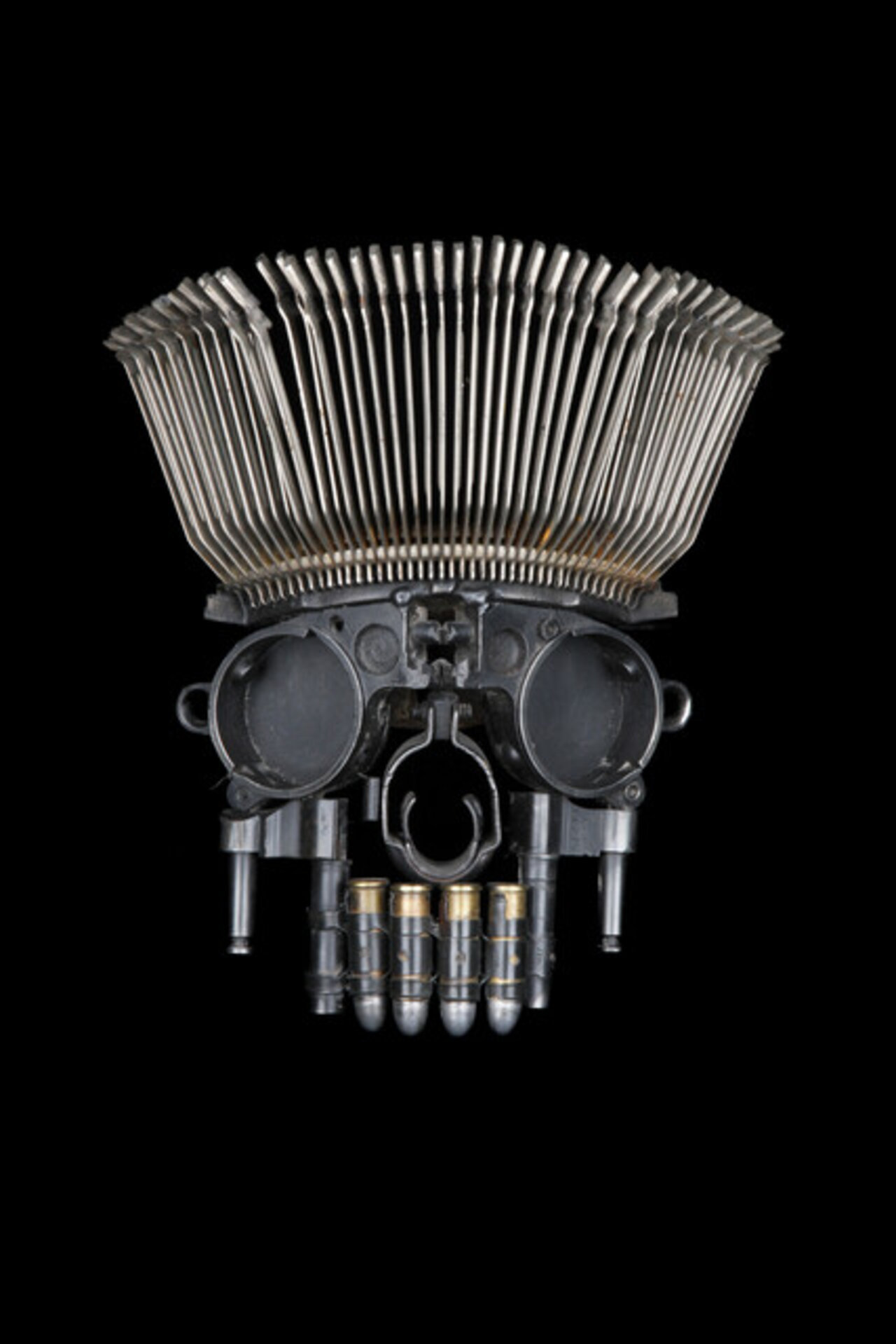 Skull Mask (With Typewriter Parts)