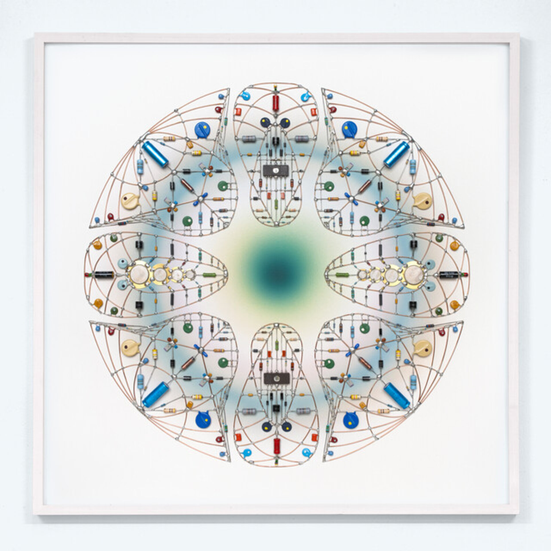 Technological Mandala 211 - flower collider x