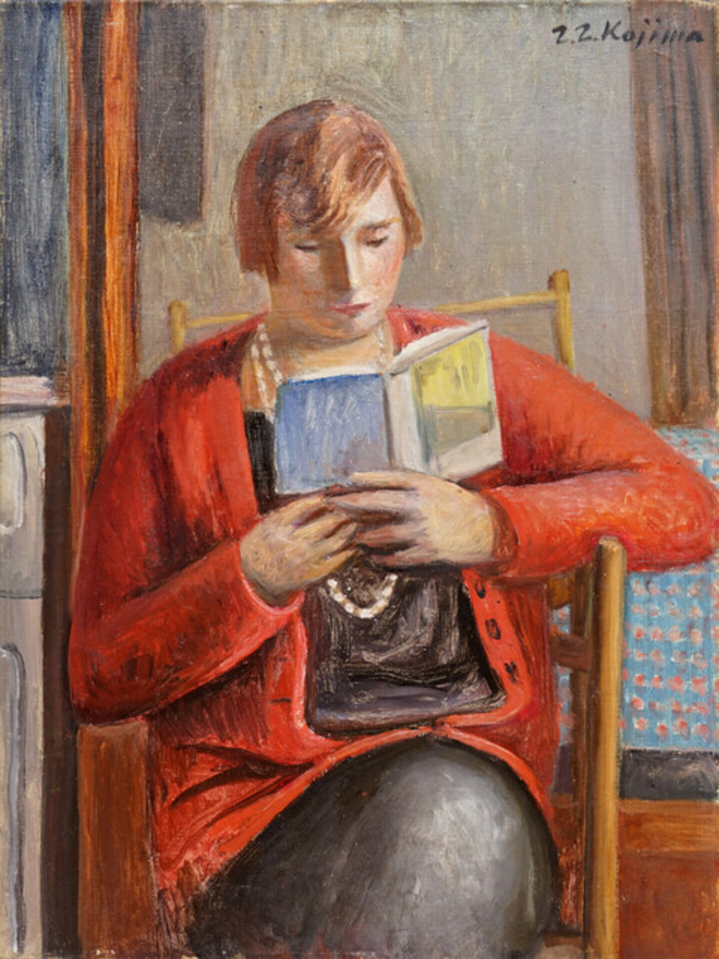 Woman Reading a Book