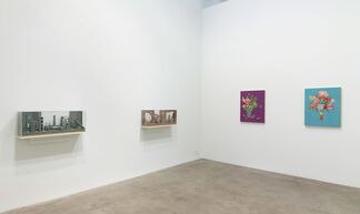 Roland Reiss: Unrepentant Flowers and New Miniature Tableaux, installation view