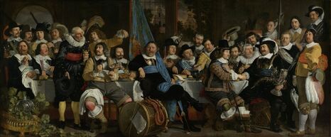 Bartholomeus van der Helst, ‘Banquet at the Crossbowman's Guild in Celebration of the Treaty of Münster’, 1648