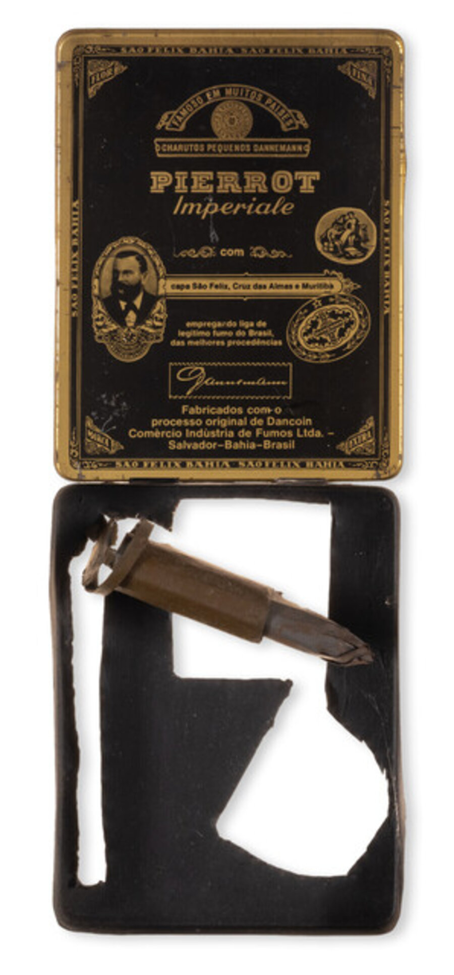 Untitled (Bullet in Cigar Case)