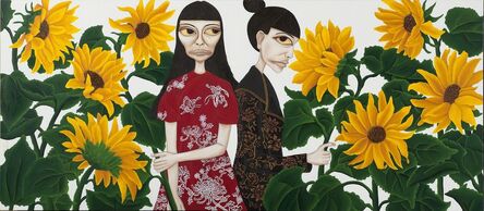Liu Yi-Lan 柳依蘭, ‘Sunflower Blooms Tilt Toward Sun’, 2015