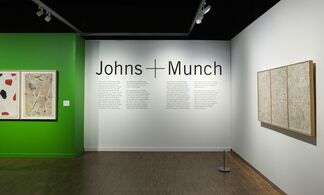 Jasper Johns + Edvard Munch, installation view