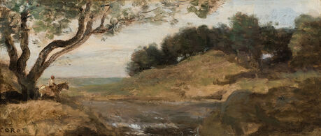 Jean Baptiste Camille Corot: A Poetic Late Landscape, installation view