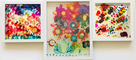 Susan Soffer Cohn, ‘Triptych: Flowers in Dimensions’, 2021