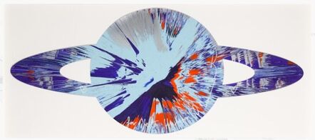 Damien Hirst, ‘BEAUTIFUL NIGHTCALL OF THE TWILIGHT ZONE SPIN PAINTING FOR YET UNBORN’, 2012
