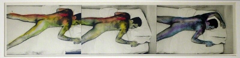 Keith A. Smith, ‘Untitled’, 1967, Photography, Vintage gelatin silver print, watercolor and sheet film, Bruce Silverstein Gallery