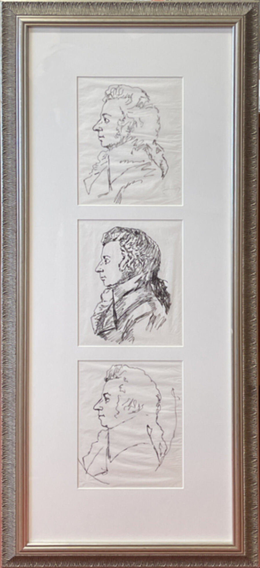 Three Drawings of Mozart