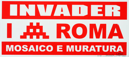 Invader, ‘Mosaico E Muratura (Red)’, 2010