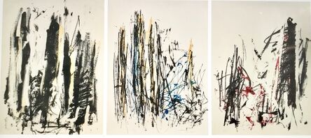 Joan Mitchell, ‘Arbres (Yellow, Blue, Red) (triptych)’, 1991