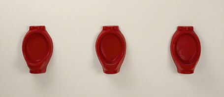 Rachel Lachowicz, ‘Untitled (Lipstick Urinals)’, 1992