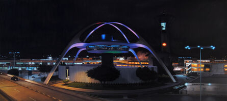 Danny Heller, ‘LAX Theme Building Panorama at Night’, 2011