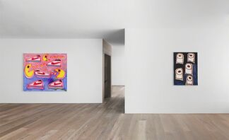 Katherine Bernhardt — Product Recall: New Pattern Paintings, installation view