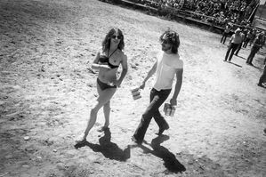 Rodeo Couple Ennis, Montana, 1975