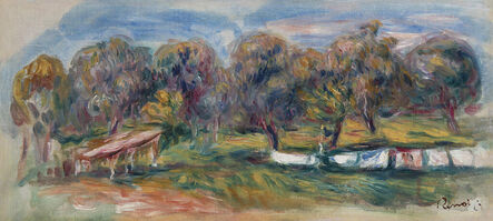 Pierre-Auguste Renoir, ‘Paysage aux Collettes’, 1905-1910