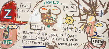 After Jean-Michel Basquiat, ‘Hollywood Africans in front of the Chinese Theater with Footprints of Movie Stars’, 1983/2015
