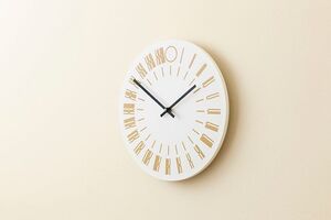 24-hour analog wall clock