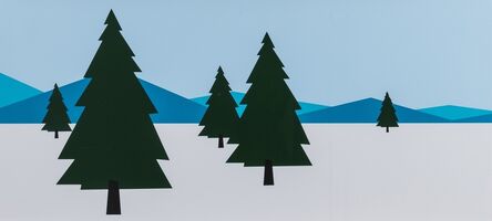 Julian Opie, ‘Winter Landscape (Cristea 46)’, 2003