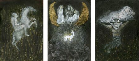 Ana Maria Pacheco, ‘Nights (Triptych)’, 2019