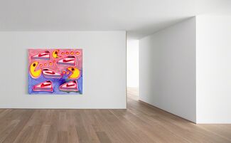 Katherine Bernhardt — Product Recall: New Pattern Paintings, installation view