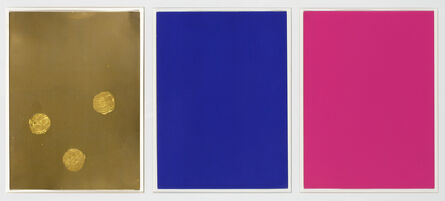 Yves Klein, ‘Monochrome Und Feuer (Triptych)’, 1961