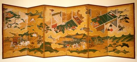 Matabei, ‘Tales of Genji’, about 1650