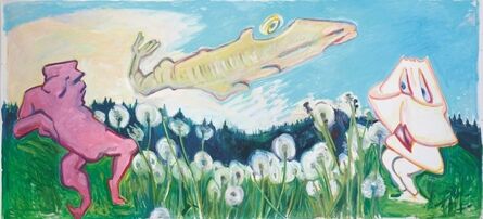 Maria Lassnig, ‘Nasenflucht in die Wasenschlucht’, 2007