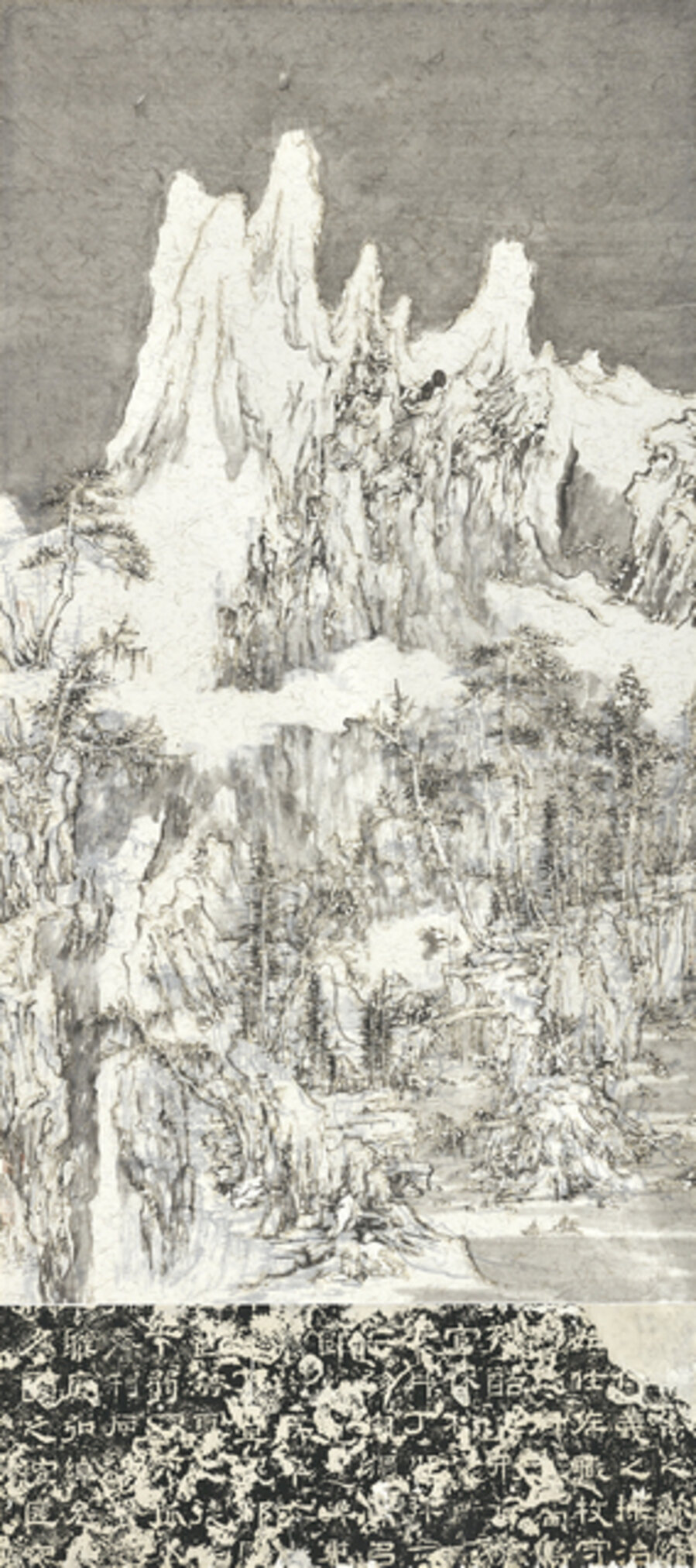 Thousand Layers of Snow by the Pine Trees 千雪傍松图