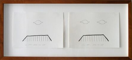 Vadim Fishkin, ‘Geo-graphic (one UFO above the roof,  two UFOs above the roof)’, 1989-2004