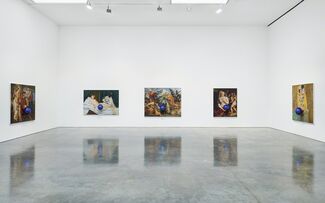 Jeff Koons: Gazing Ball Paintings, installation view
