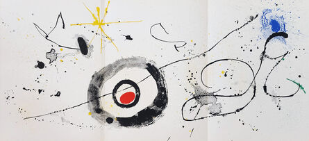 Joan Miró, ‘La Traversee Du Miroir (from Artigas) (Surrealist Art, Abstract Expressionism, Modern Art)’, 1963