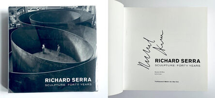 Richard Serra, ‘Sculpture: Forty Years (Hand signed by Richard Serra)’, 2007