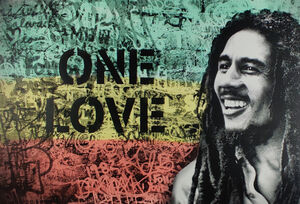 Bob Marley, Happy Birthday, Large Format