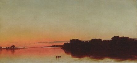 John Frederick Kensett, ‘Twilight on the Sound, Darien, Connecticut’, 1872