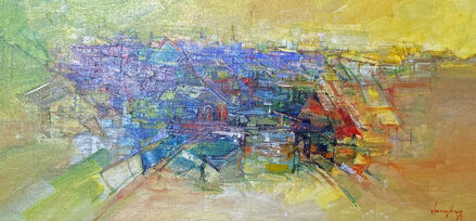 Jacques Valbrun, ‘Abstract Houses’, 1990