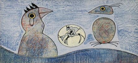 Max Ernst, ‘Composition in Blue’, (Date unknown)