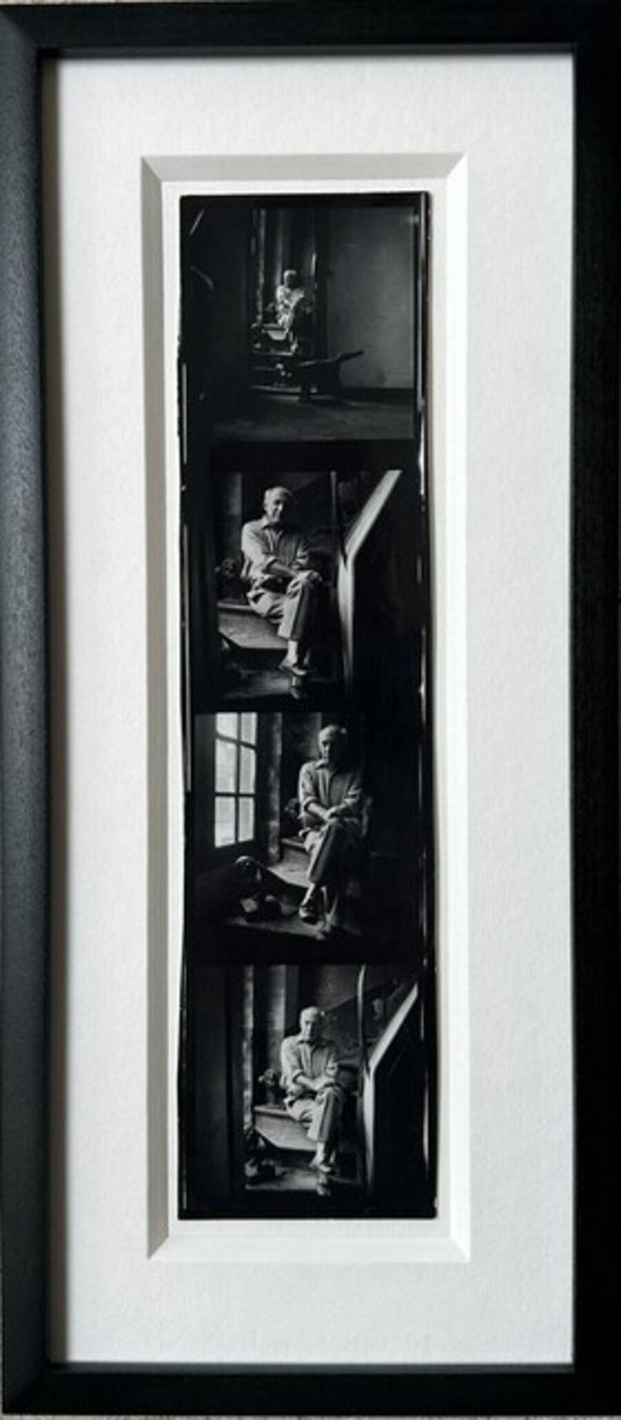 Picasso in his studio, Paris (contact strip)
