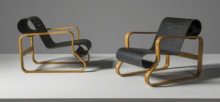 Alvar Aalto, ‘A pair of 'Paimio' armchairs, model no. 41/8-3’