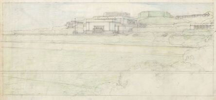 Frank Lloyd Wright, ‘Elevation View; Barnsdall Theater. Olive Hill, Los Angeles, CA ’, 1917-1920