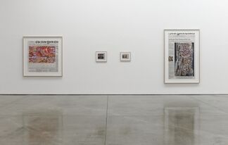 Fred Tomaselli: Paper, installation view